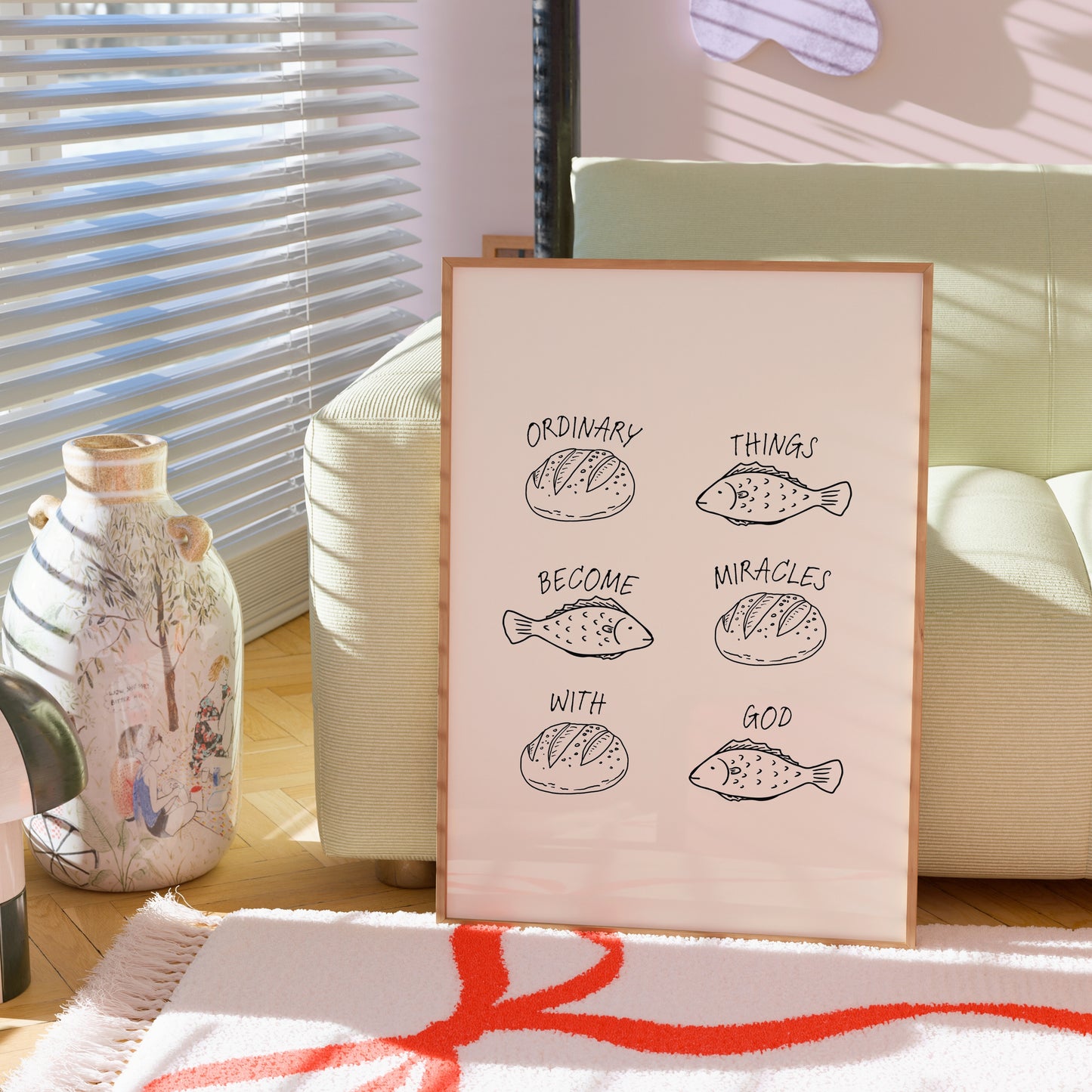 Ordinary Things Become Miracles – Christian Wall Art
