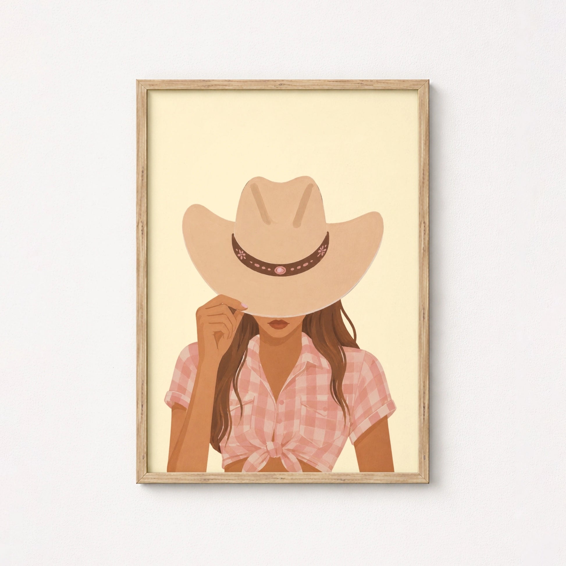 Western Girl Wall Art