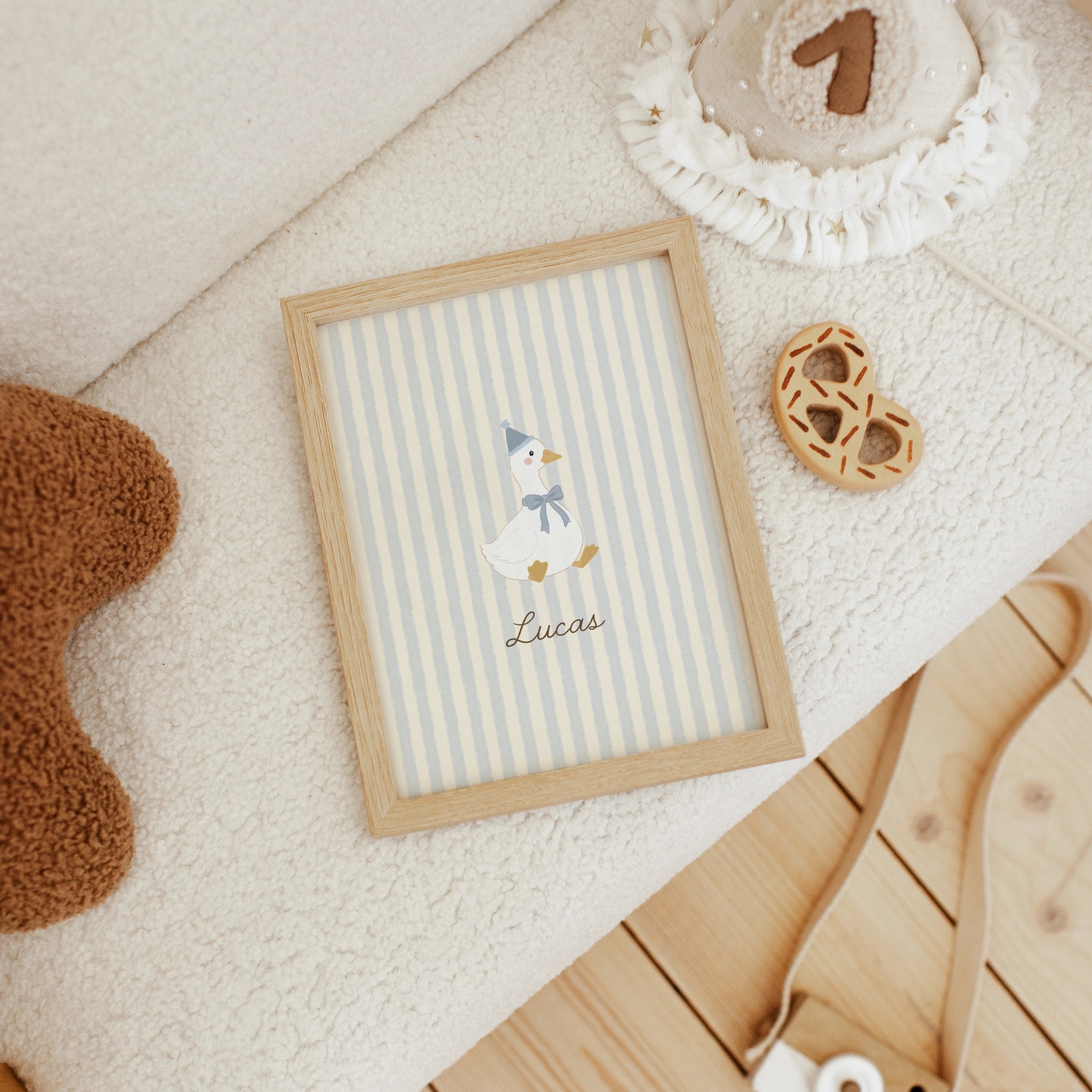 Personalized Nursery Name with Goose – Personalized wall art