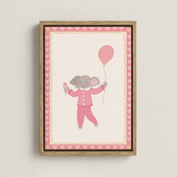 Tela decorativa rosa tenue per la cameretta dei bambini