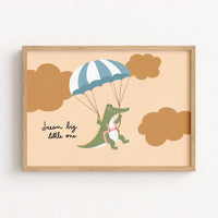 Crocodile Nursery Print