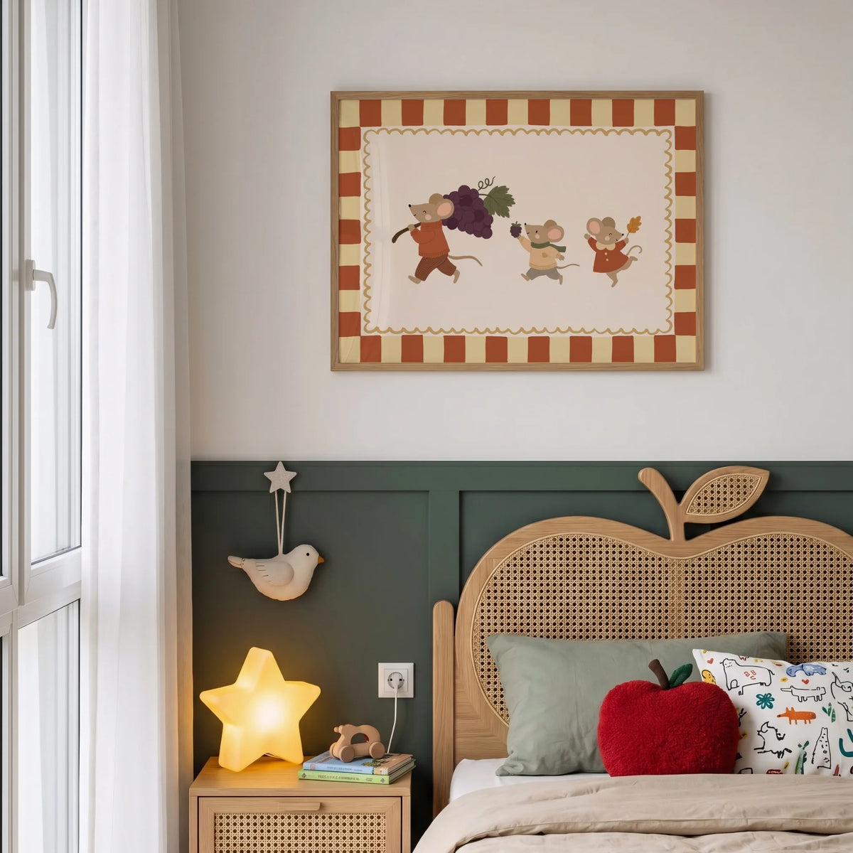 Three Little Harvest Mice – Poster per bambini
