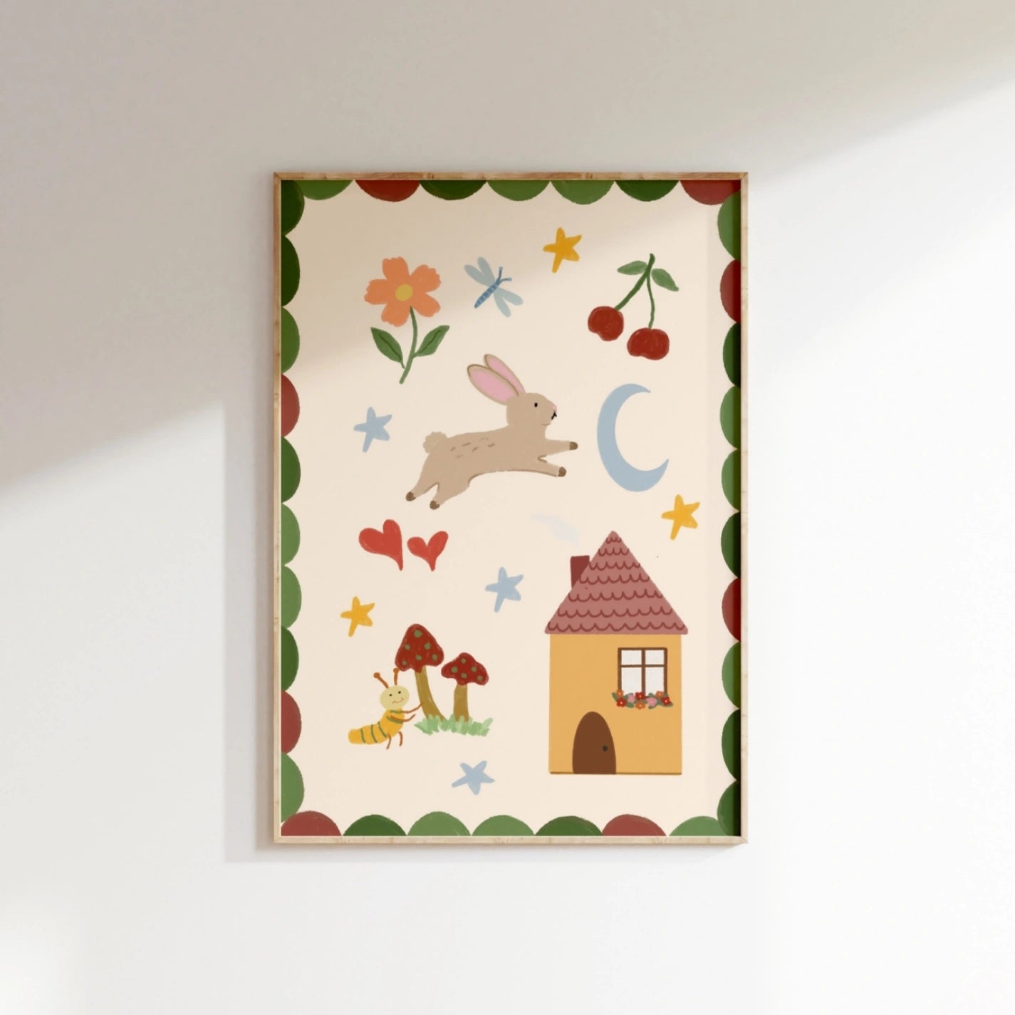Storybook Nursery Print, Whimsical Kids Decor