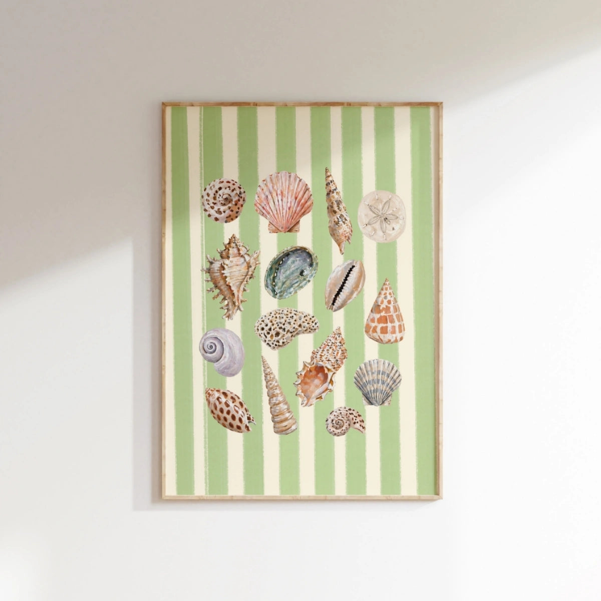 Coastal Seashell Wall Art, Coastal Wall Decor