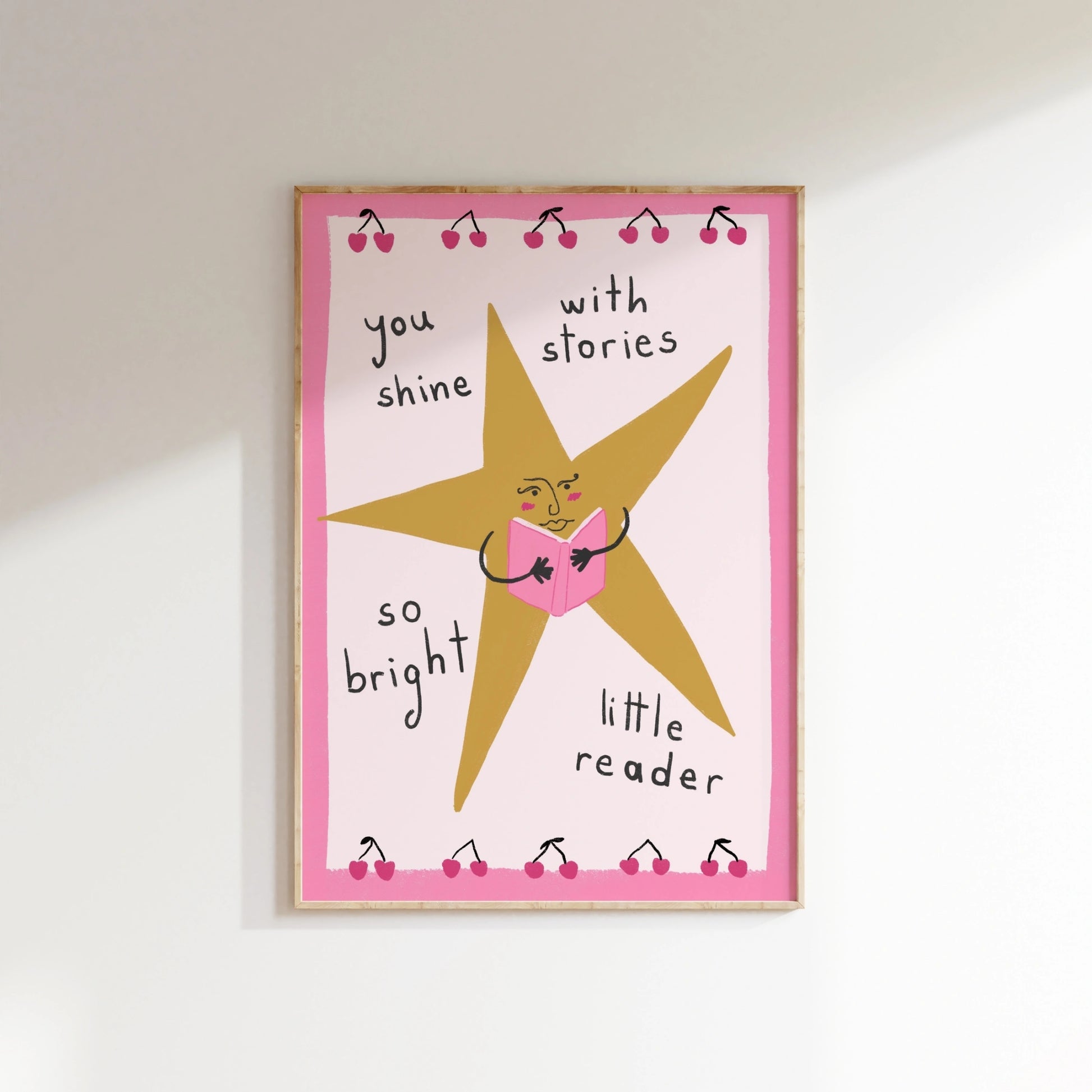 Little Reader Star  – Cute Bookish Print