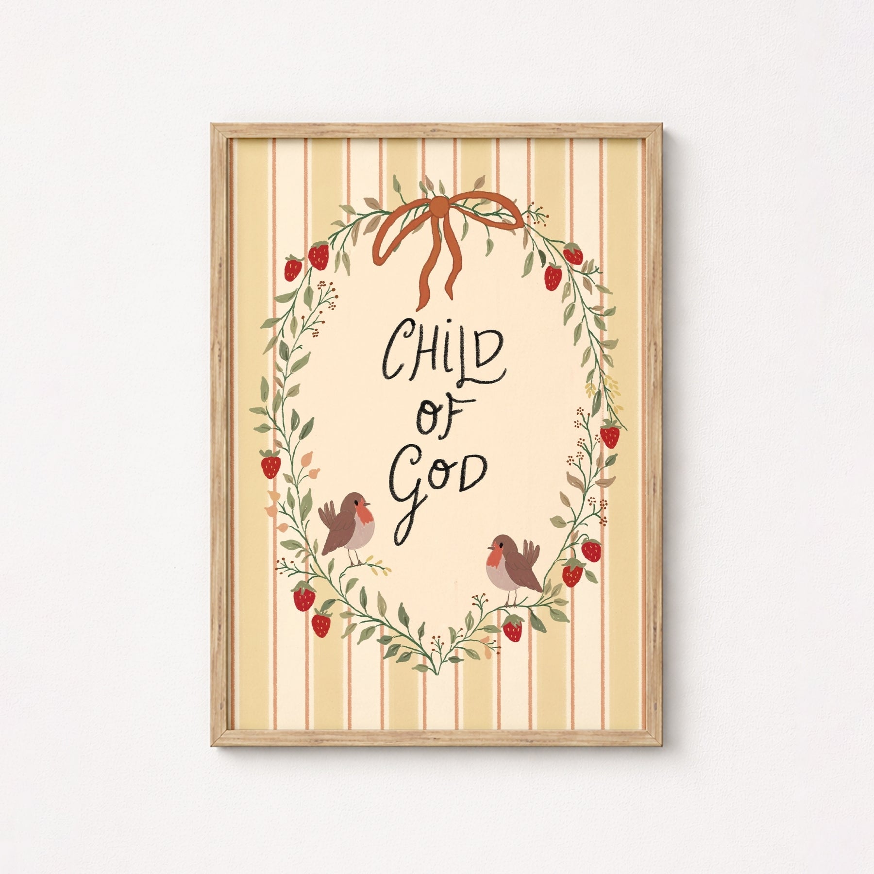 Child of God Christian Nursery Wall Art, Christian Nursery Decor