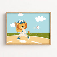Whimsical Baseball Wall Decor