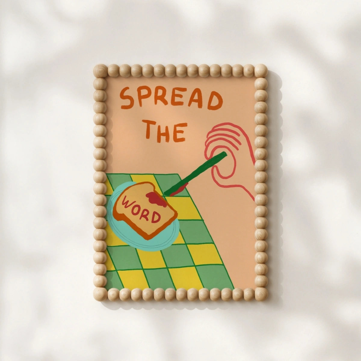 Decoración de cocina con escritura, decoración cristiana para pared