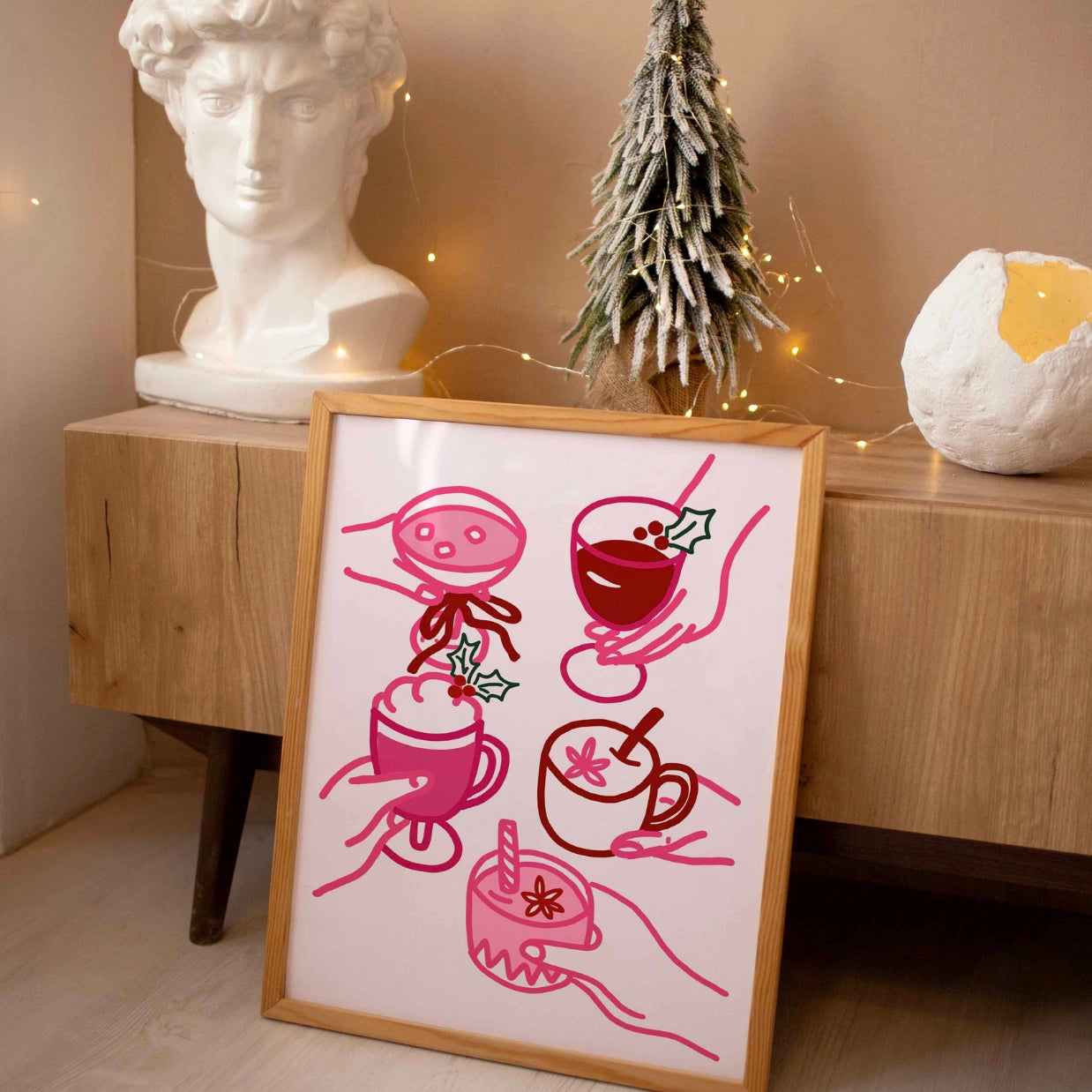 Retro Christmas Party Decor