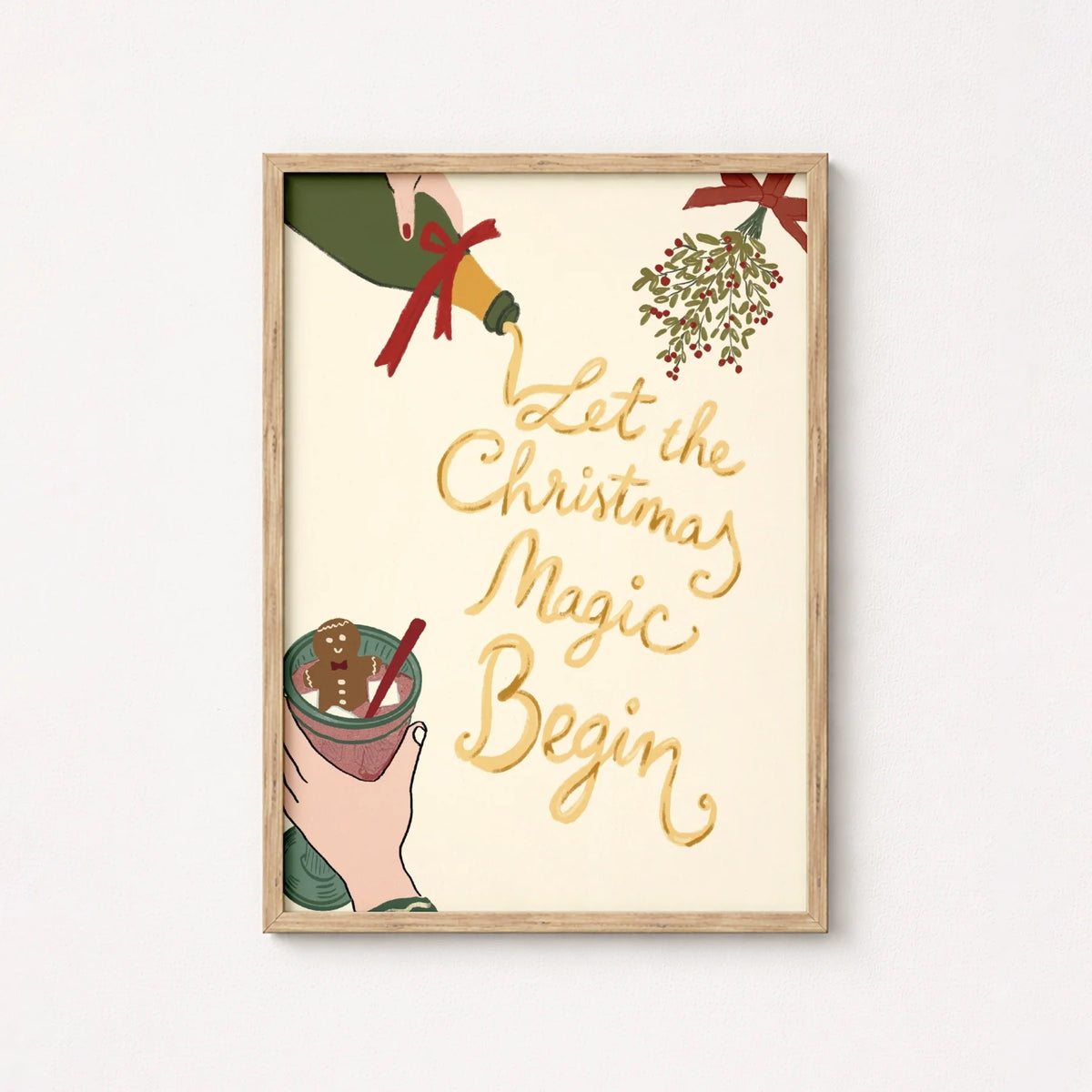 Let the Christmas Magic Begin – Póster de Navidad