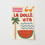 La Dolce Vita - Poster costiero