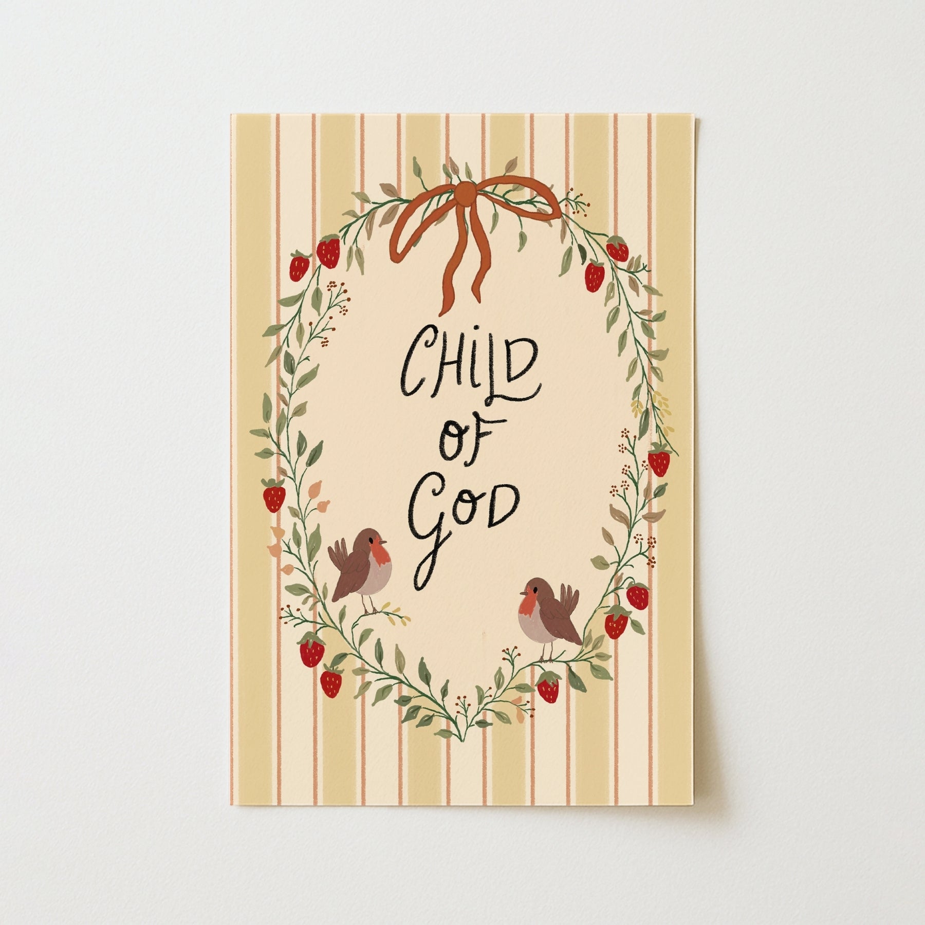 Child of God Christian Nursery Wall Art, Christian Nursery Decor