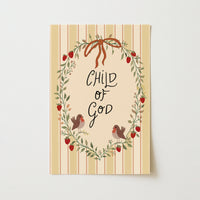 Child of God Christian Nursery Wall Art, Christian Nursery Decor