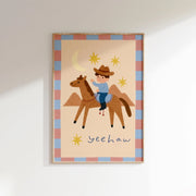 Cowboy Moonlight Adventure – Nursery & Kids Wall Art