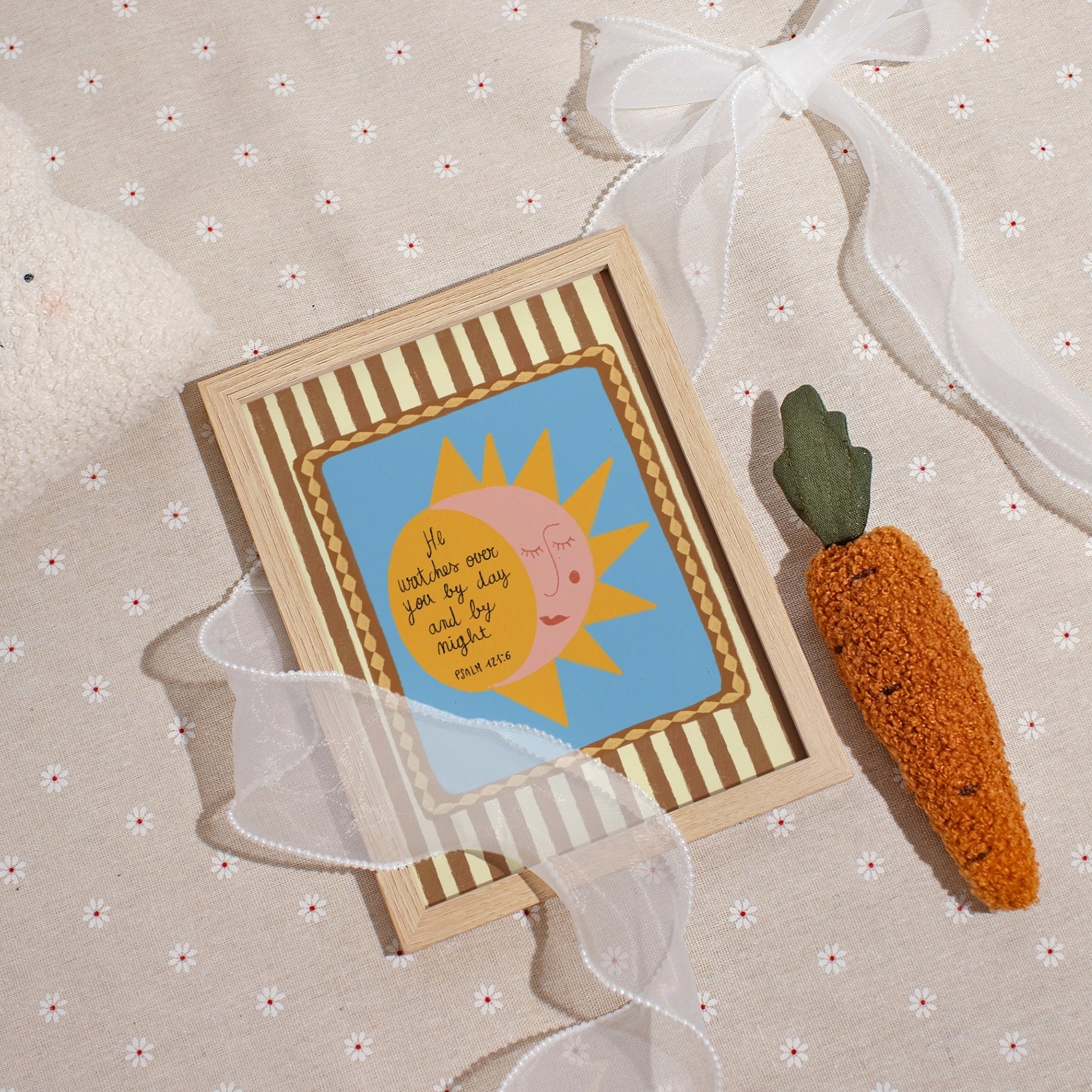 Sun and Moon Christian Nursery Print