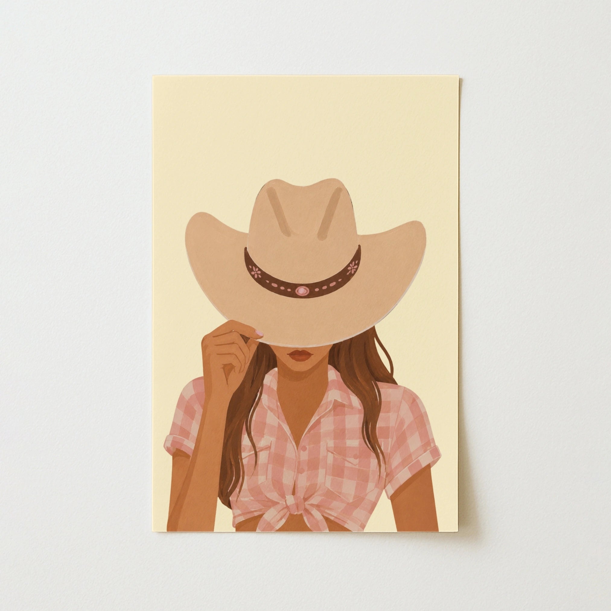 Western Girl Wall Art