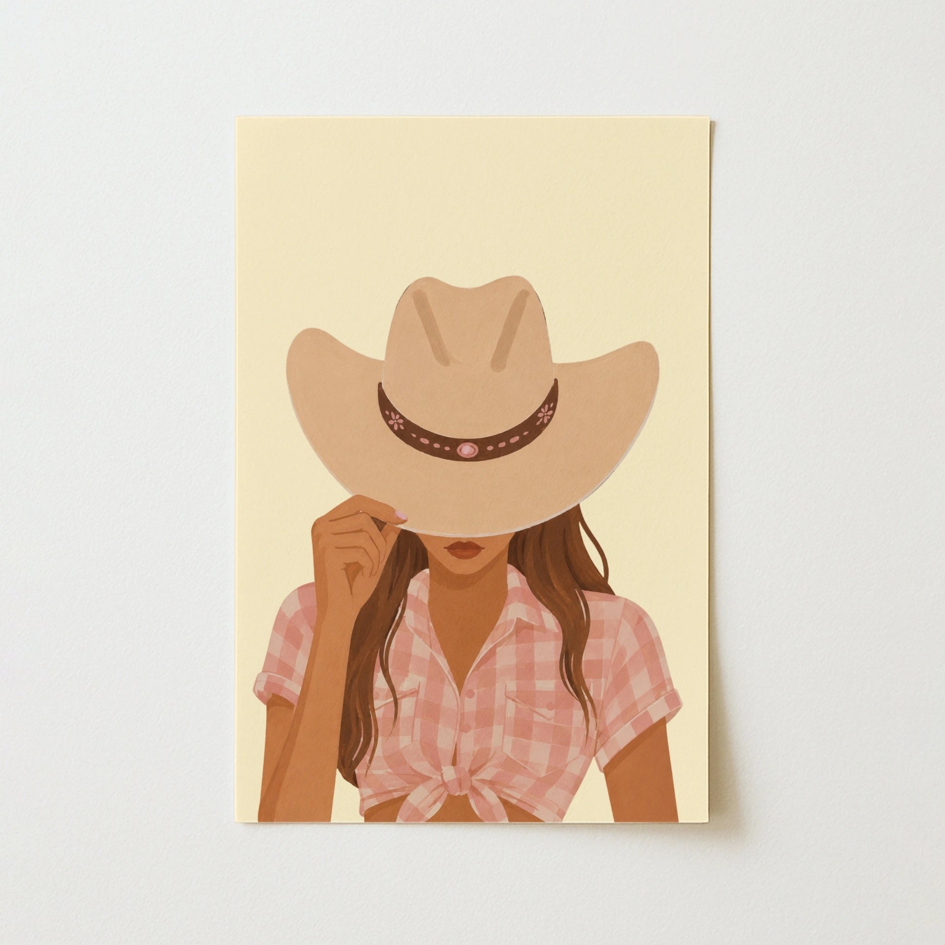 Western Girl Wall Art