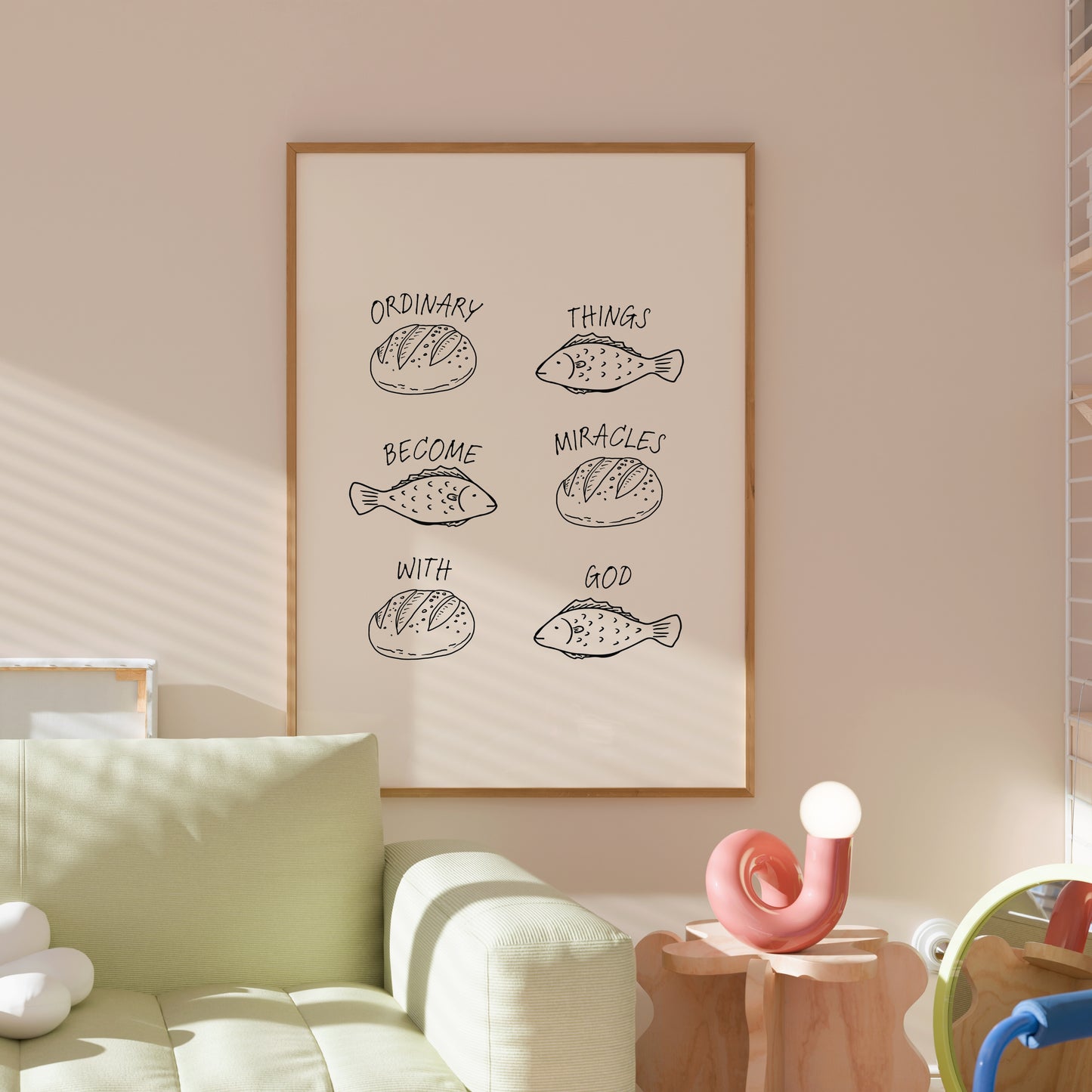 Ordinary Things Become Miracles – Christian Wall Art
