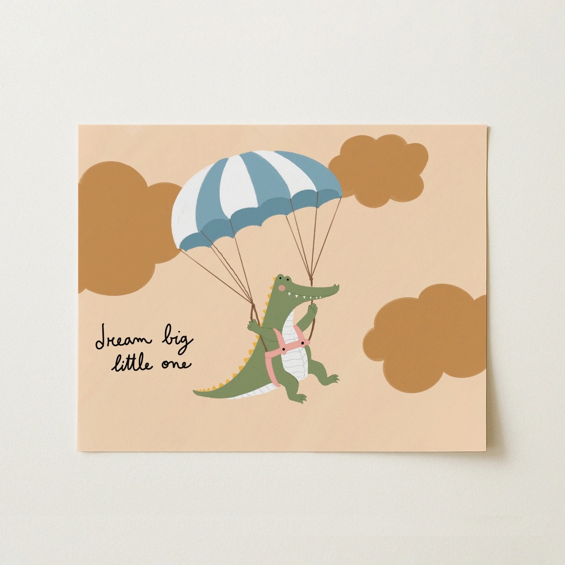 Crocodile Nursery Print