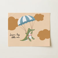 Crocodile Nursery Print