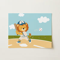 Whimsical Baseball Wall Decor
