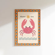 Vitamin Sea Crab – Coastal Wall Art