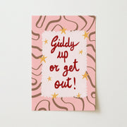 Giddy Up or Get Out – Coastal Wall Art