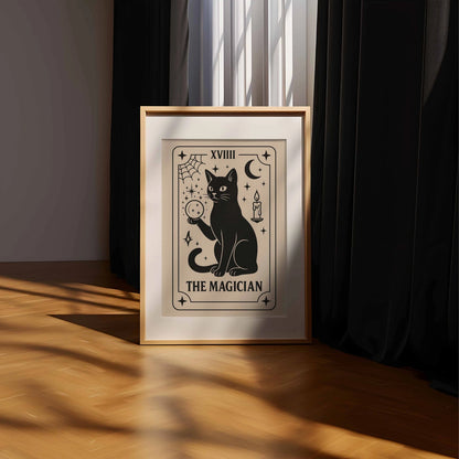 The Magician Tarot Cat Print – Witchy Halloween