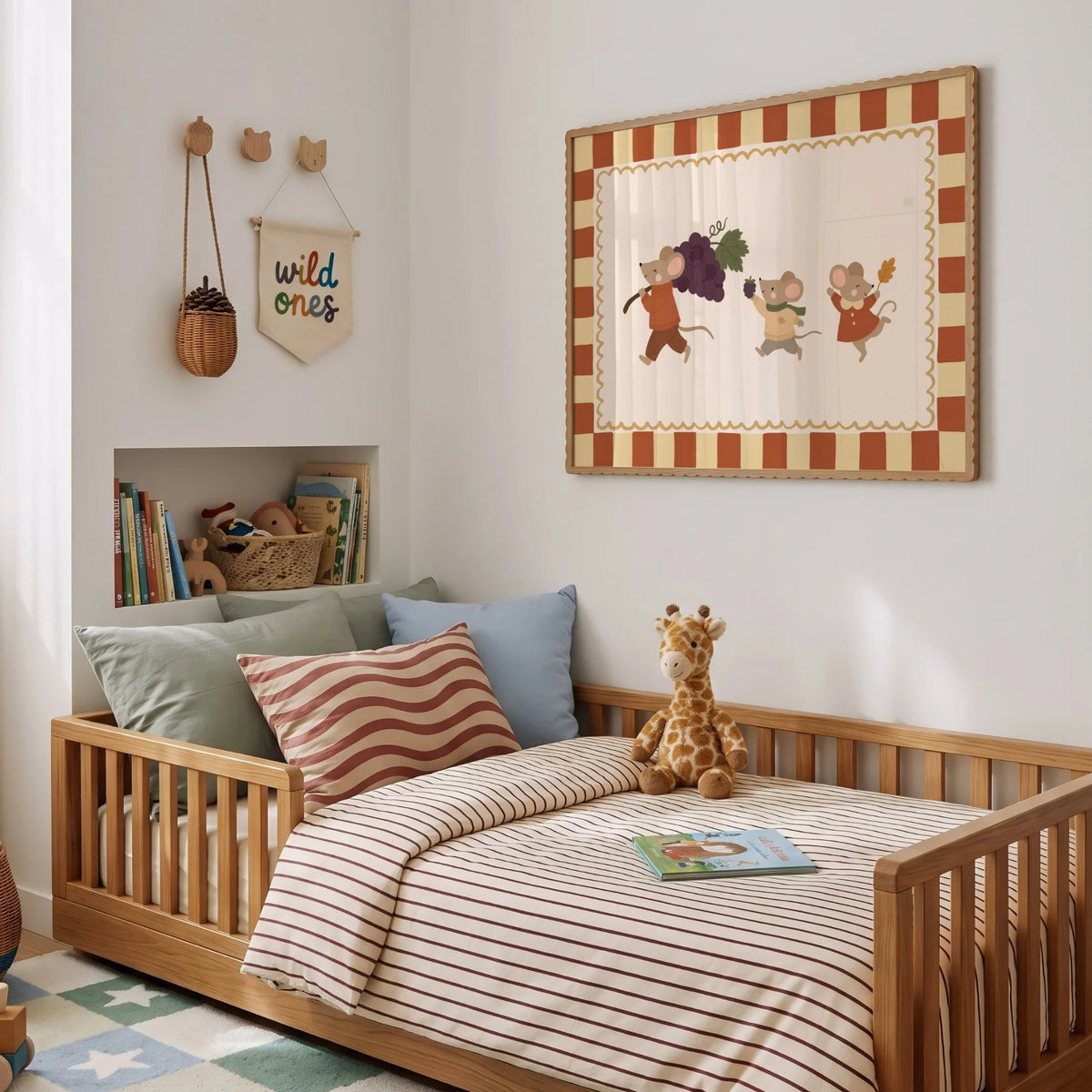 Three Little Harvest Mice – Poster per bambini