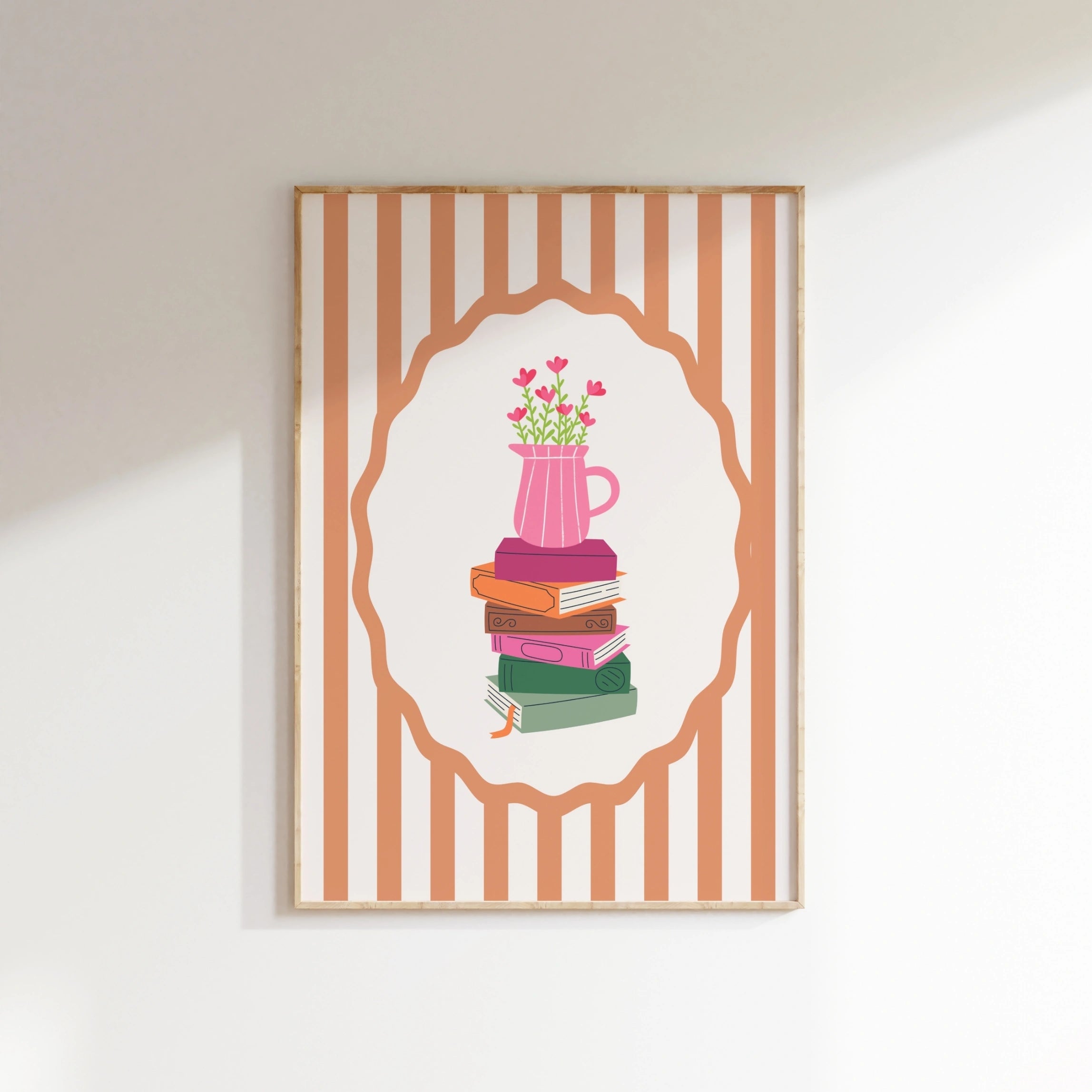 Books and Flowers – Aesthetic Literary Decor for Readers