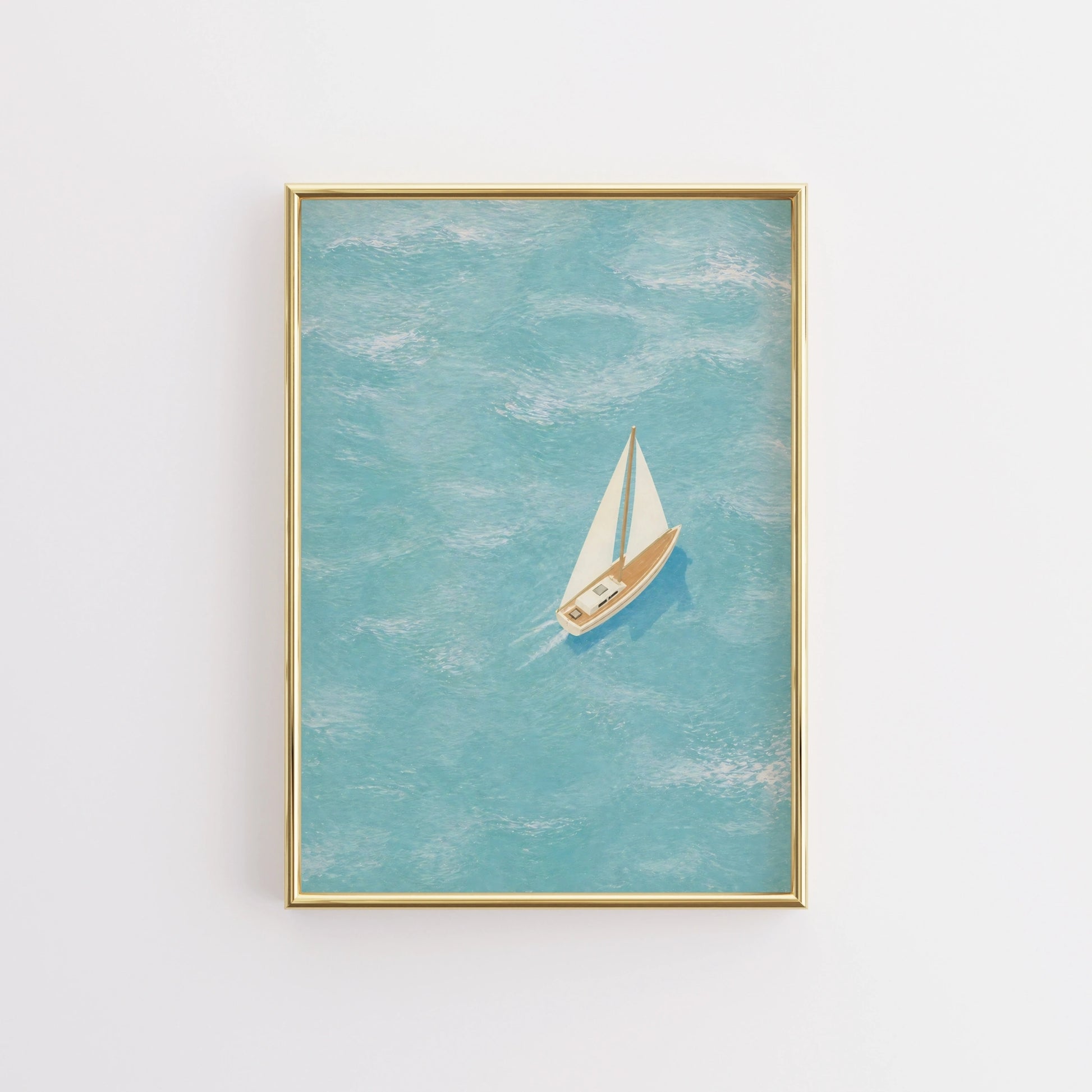 Sailboat Ocean Wall Art