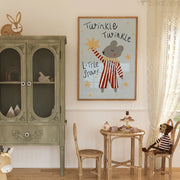 Twinkle Little Star Mouse – Art mural pour chambre de bébé et enfants