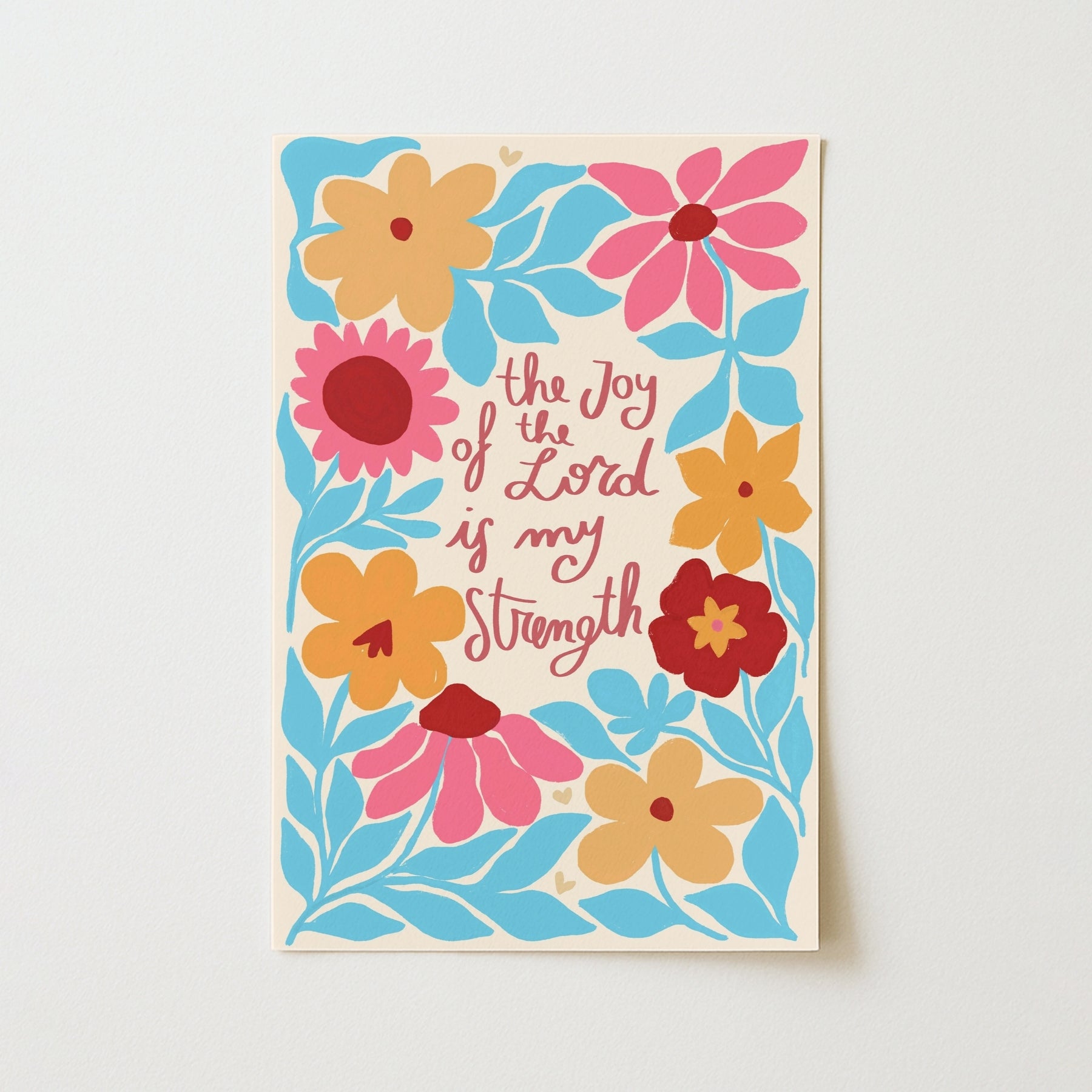 Colorful Faith Decor, Christian Wall Decor