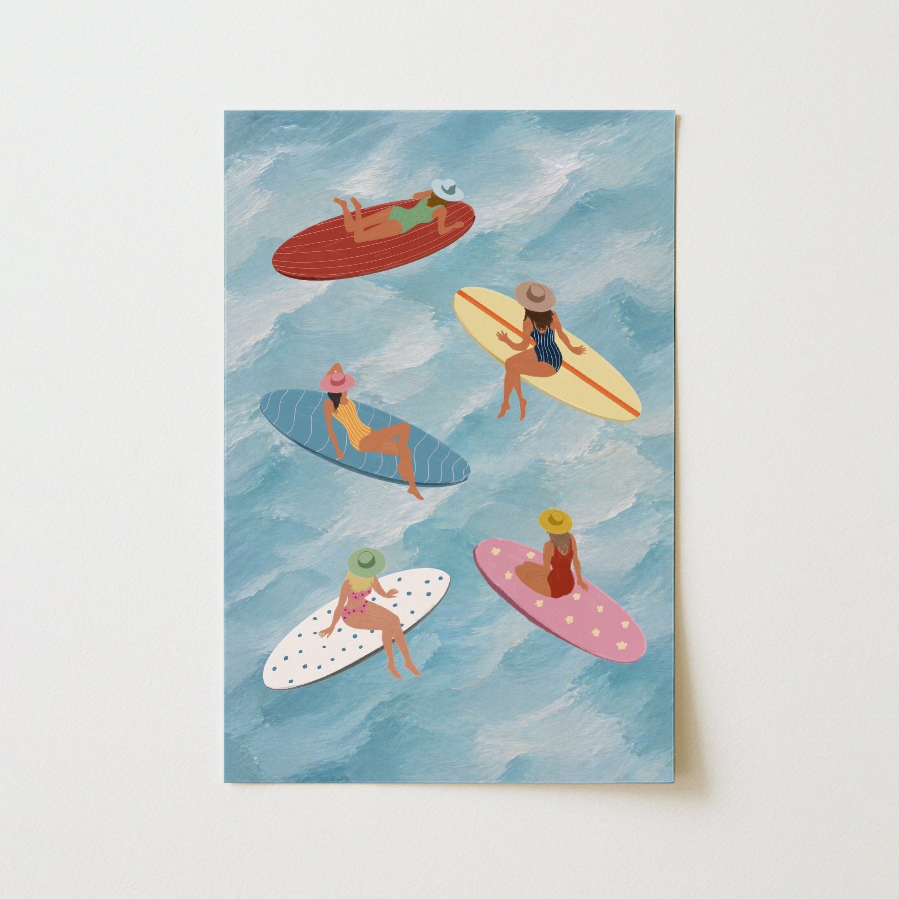 Surf Girls Wall Art