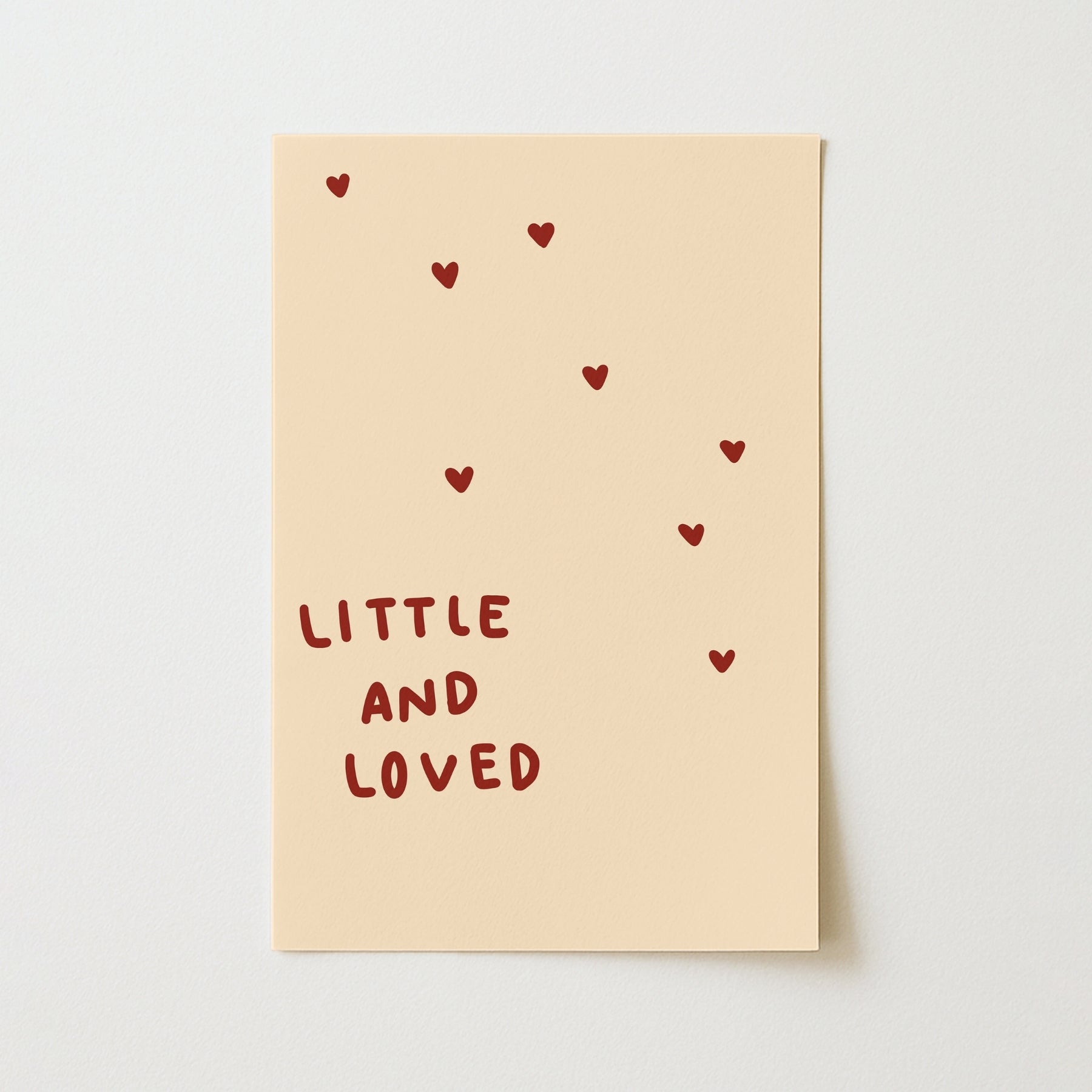Stampa per la cameretta dei bambini Little and Loved