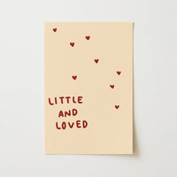 Stampa per la cameretta dei bambini Little and Loved