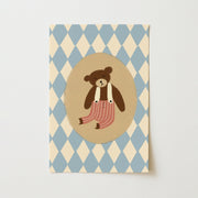 Vintage Teddy Bear – Nursery & kids wall art