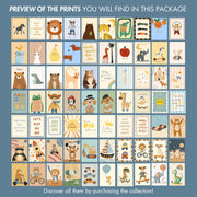 Boy Nursery Wall Art Bundle – 100+ Printable Designs