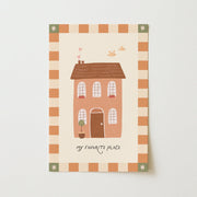 Cozy Home Illustration – Nursery & kids wall art