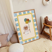 Astronaut Bear Space – Nursery & kids wall art