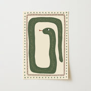 Playful Reptile Illustration – Nursery & kids wall art