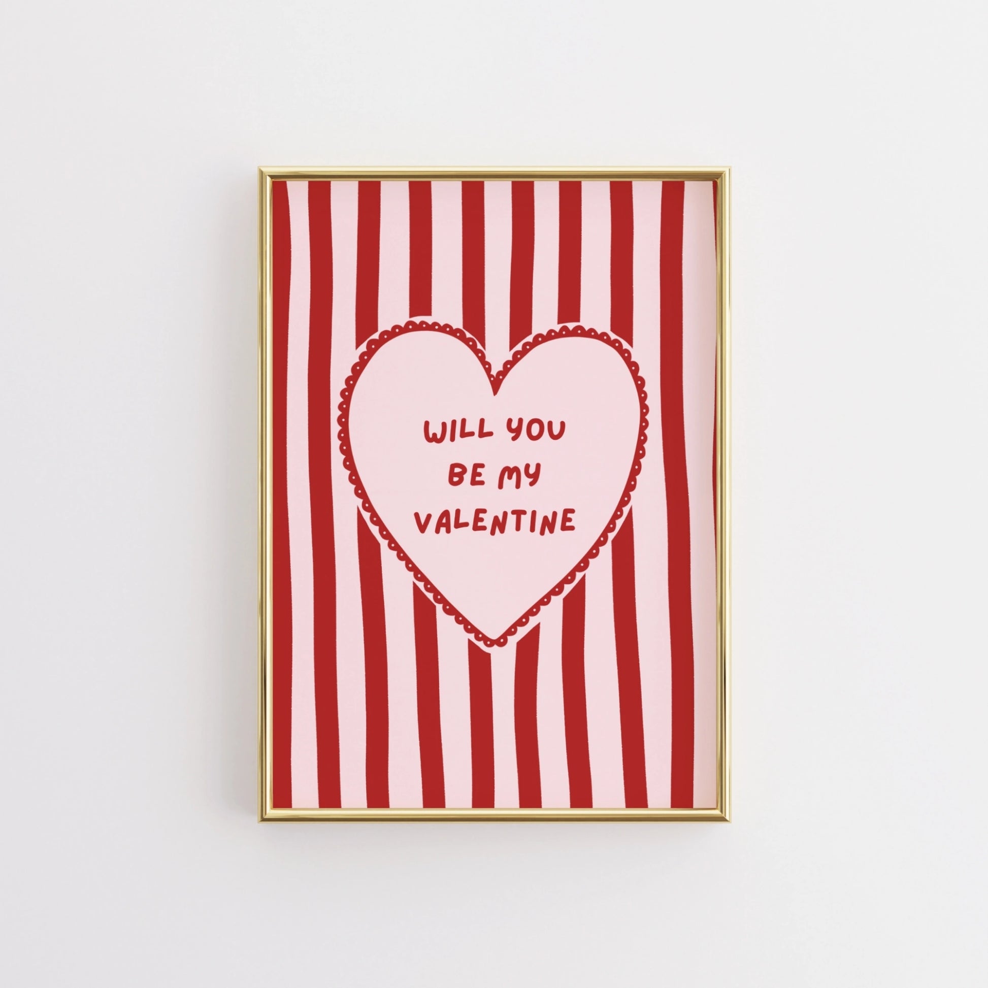 Imprimé cœur de la Saint-Valentin