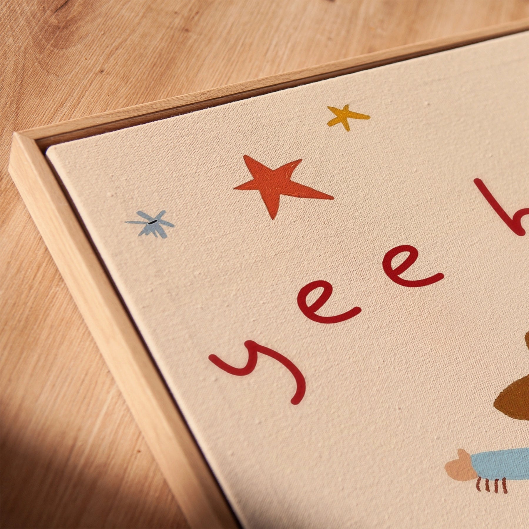 Yee Haw Cowboy Nursery Canvas Print