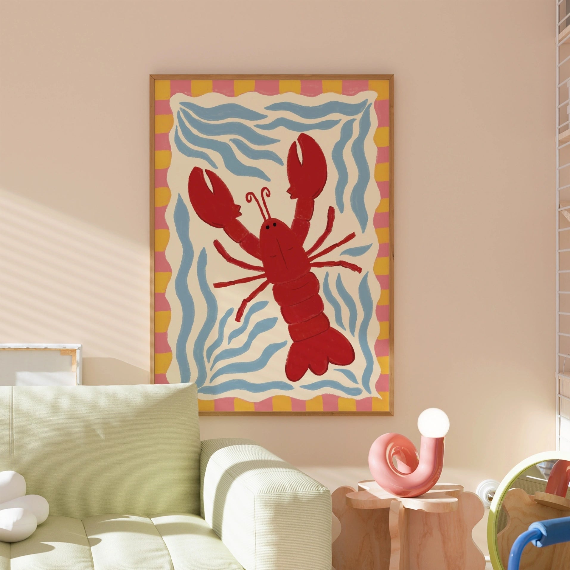 Affiche murale Homard