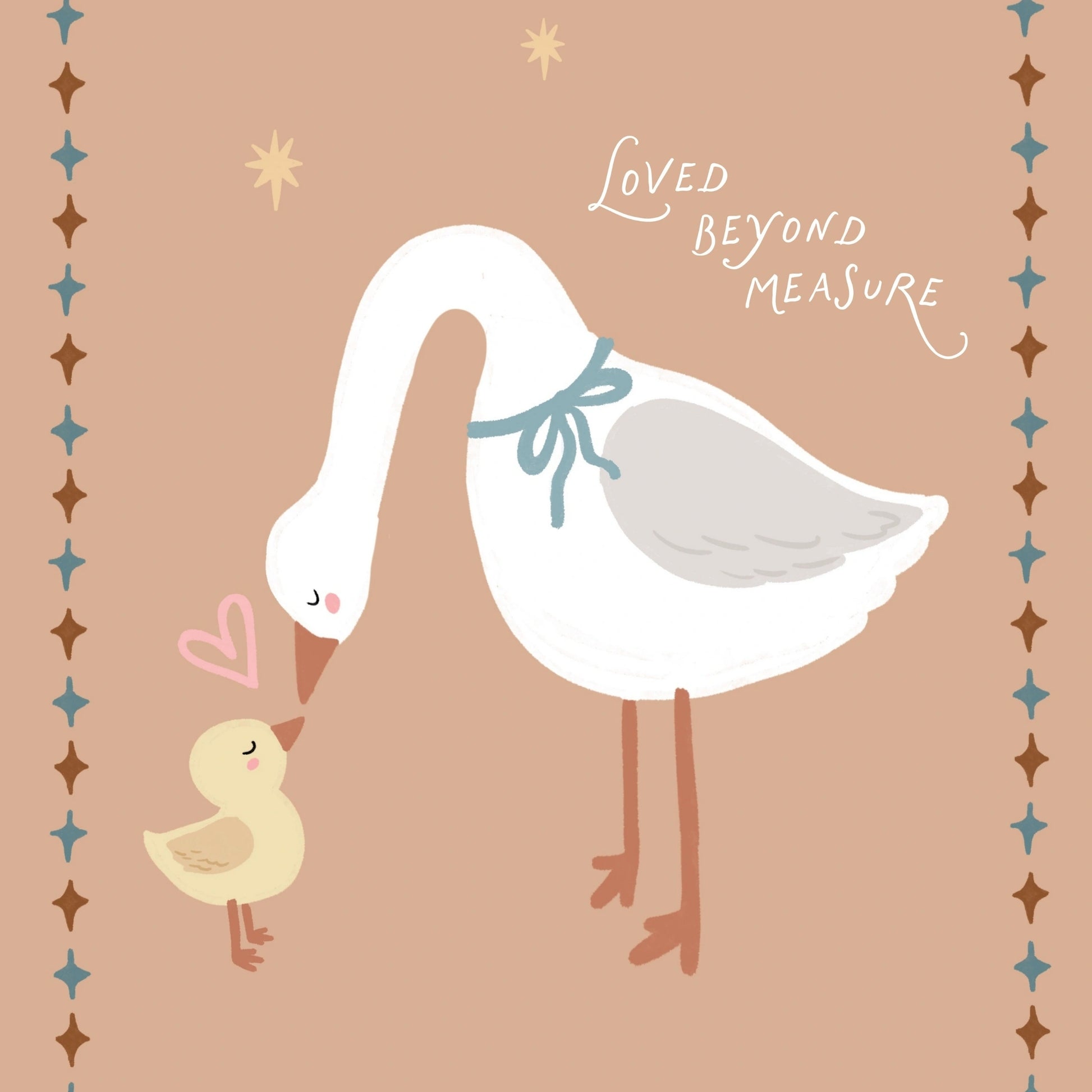 Baby Duck & Goose Illustration
