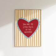 You Are My Little Piece of the Universe – Nursery & kids wall art