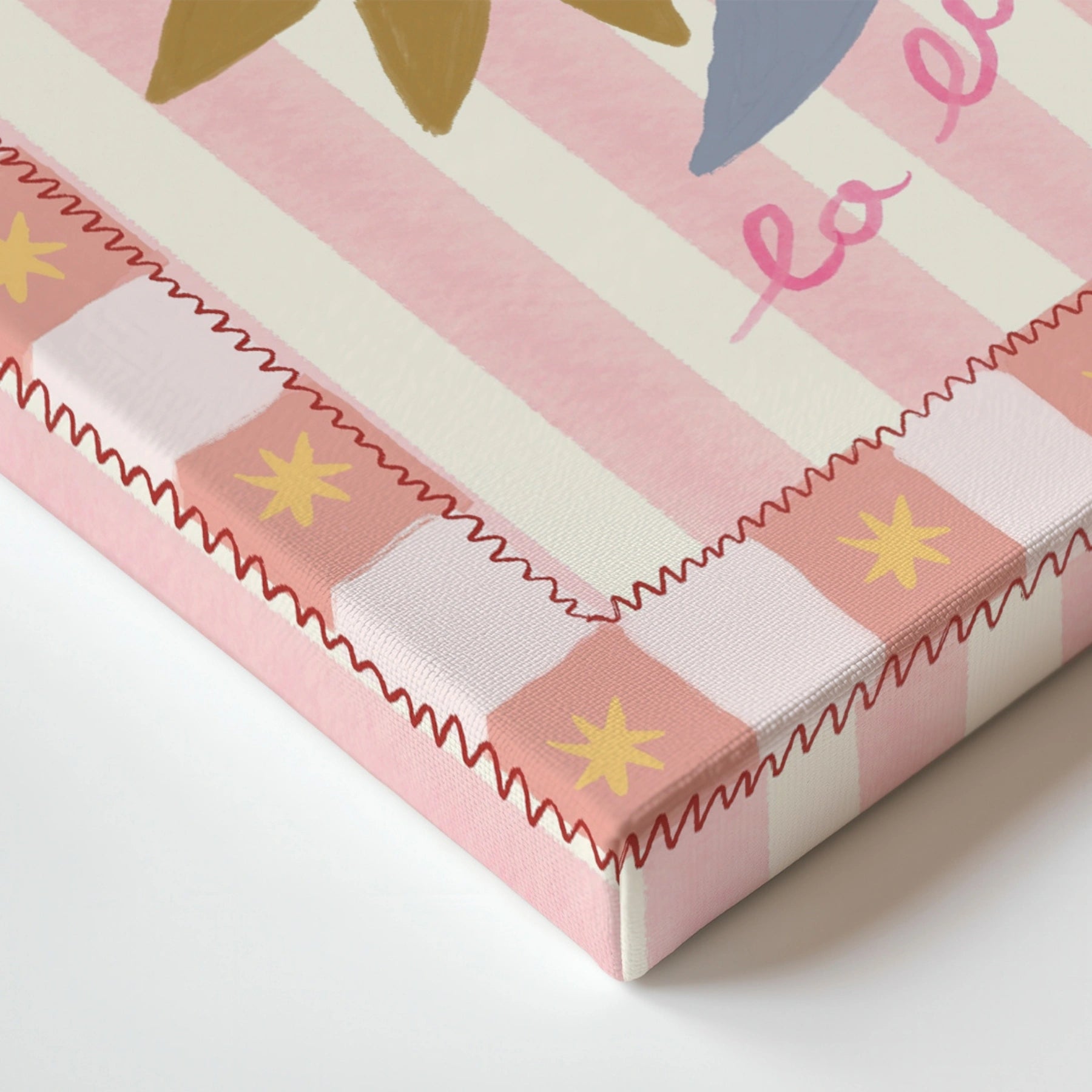 Le Soleil La Lune Nursery Canvas Print