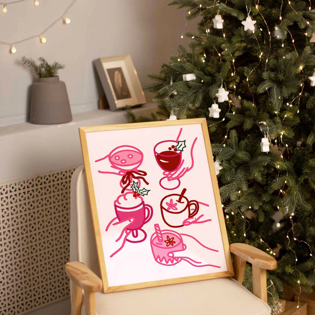 Retro Christmas Party Decor