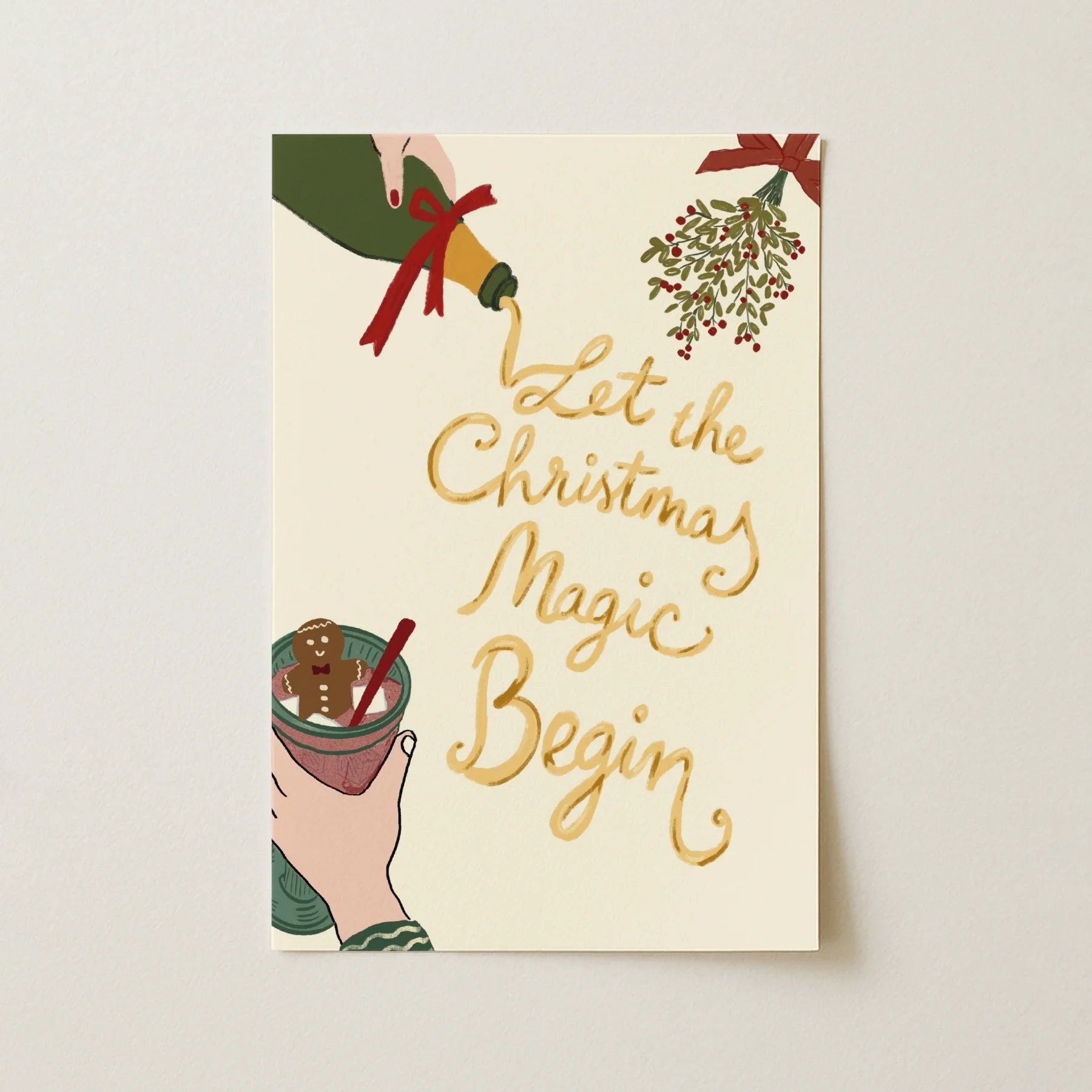 Let the Christmas Magic Begin – Póster de Navidad