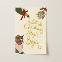 Let the Christmas Magic Begin – Póster de Navidad